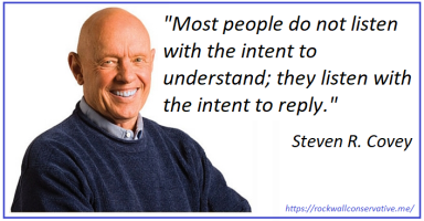 steven r covey quote on listening